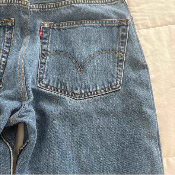 Re/Done Blue Straight Leg Jeans - Picture 6 of 6